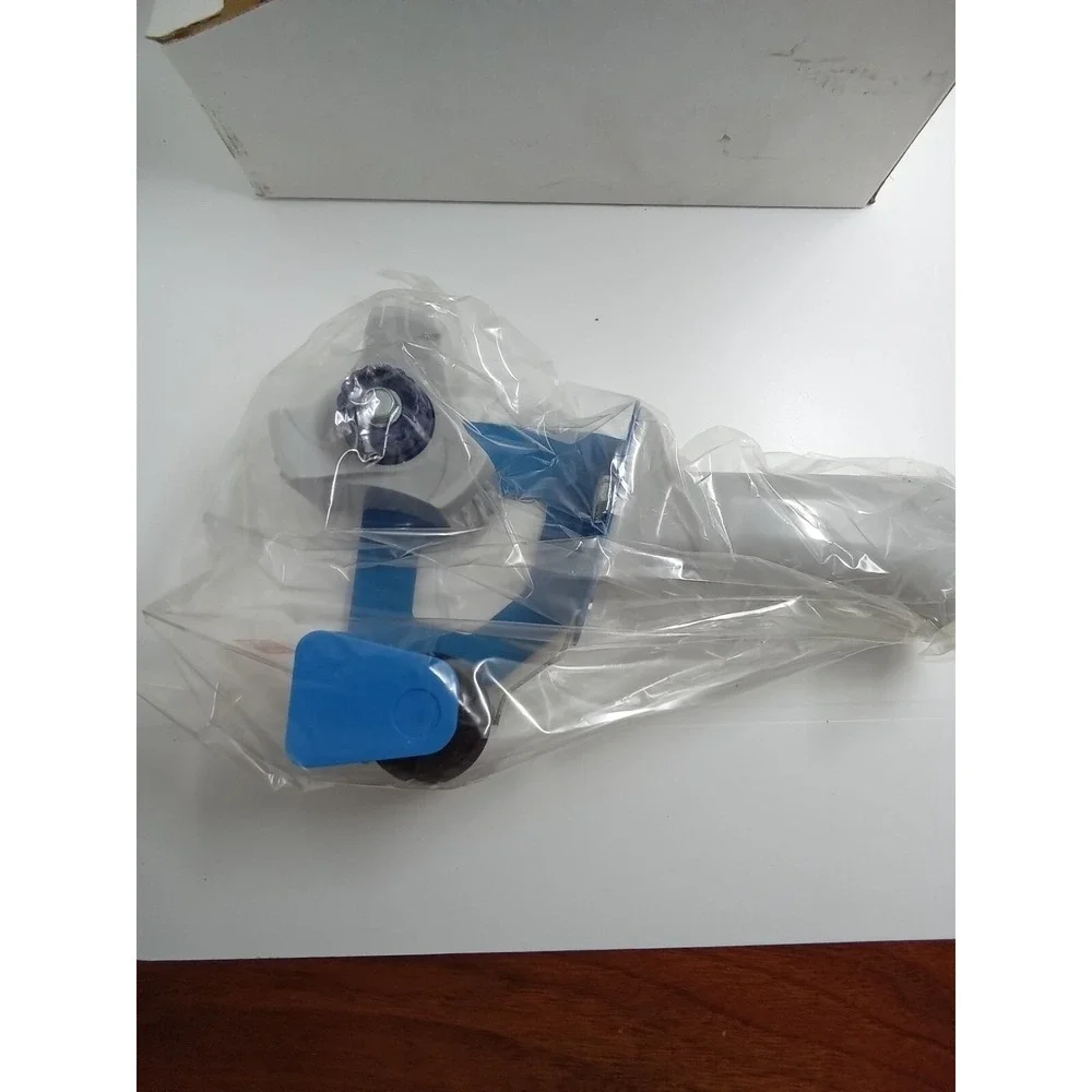Heavy Duty 2 Inch Handheld Packing Tape Dispenser Gun Blue and Grey Metal‎ Frame